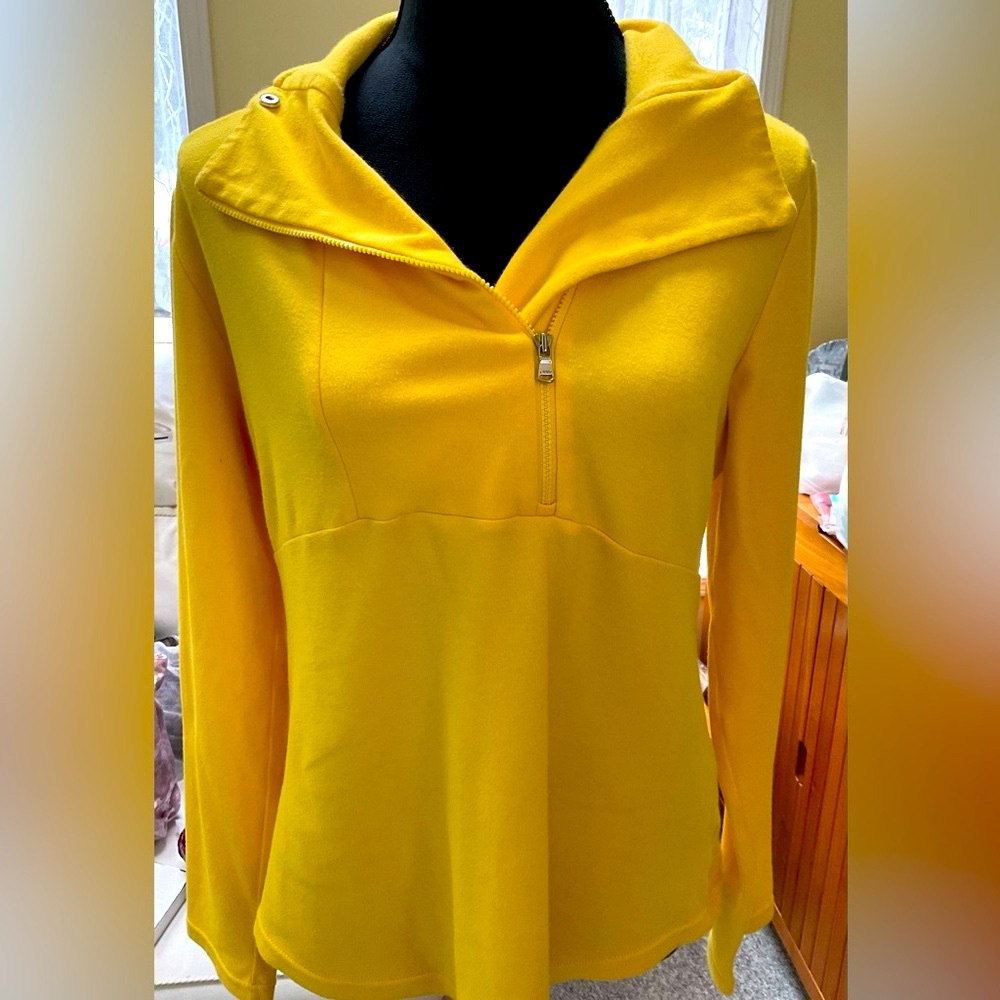 Chaps Quarter Zip Cotton Pullover - image 1